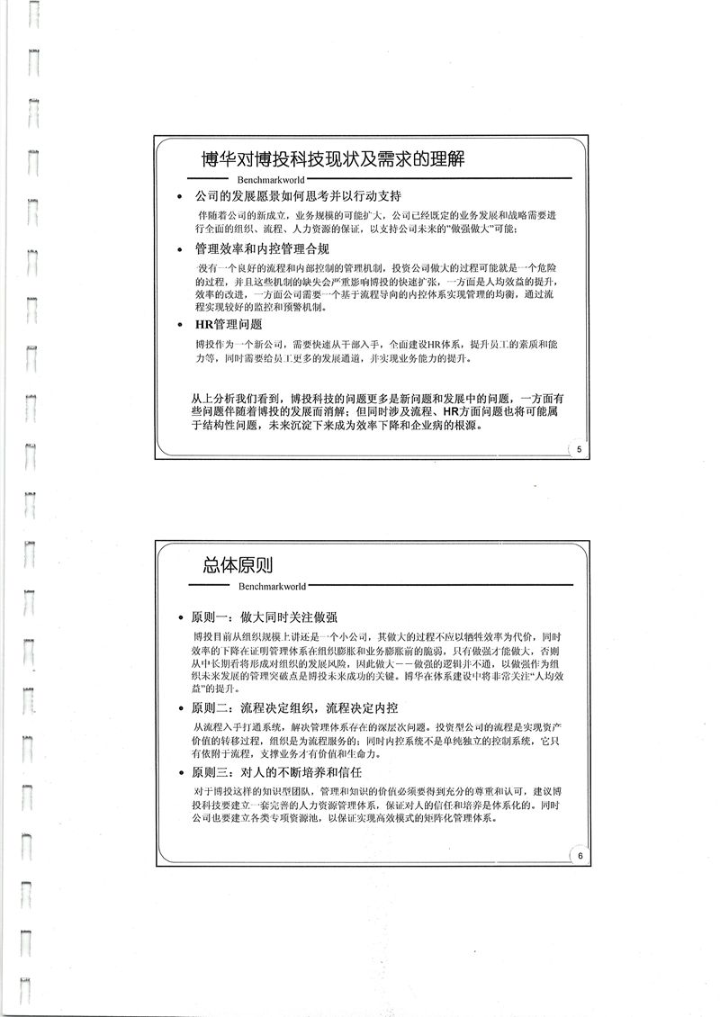 广东博信管理提升咨询项目
