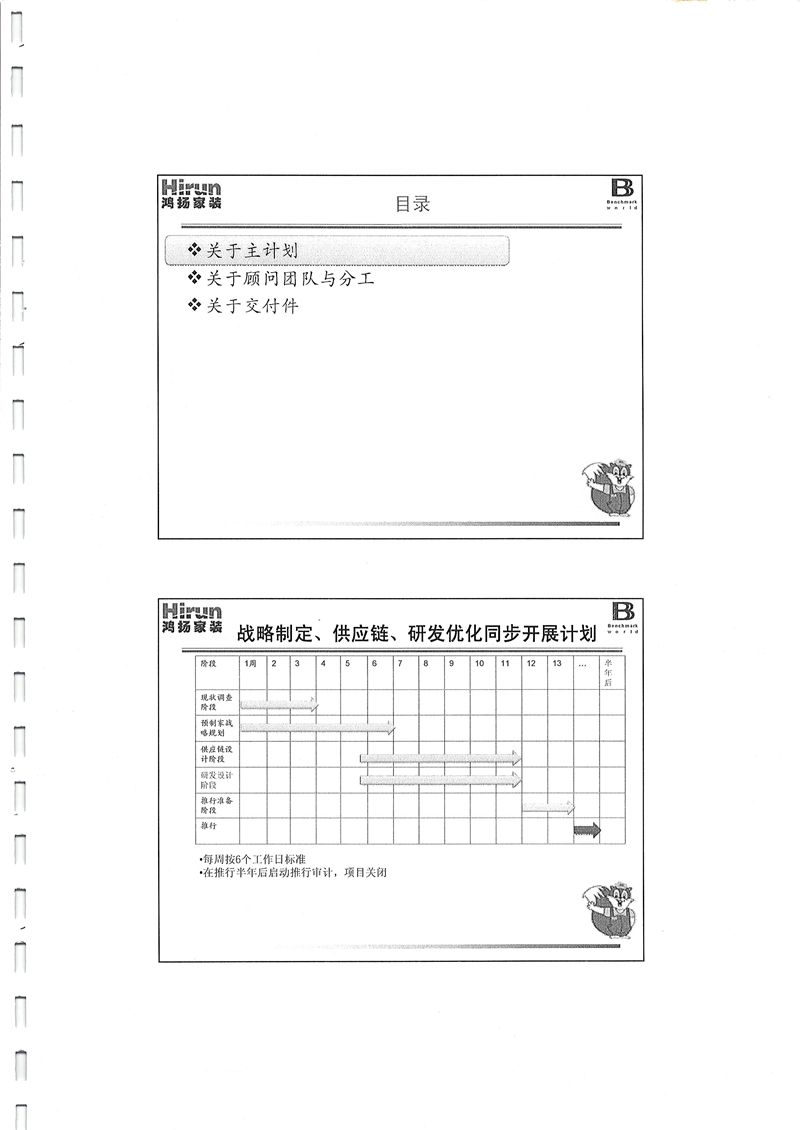 鸿扬家装战略、ISC和IPD咨询项目（鸿扬一期）