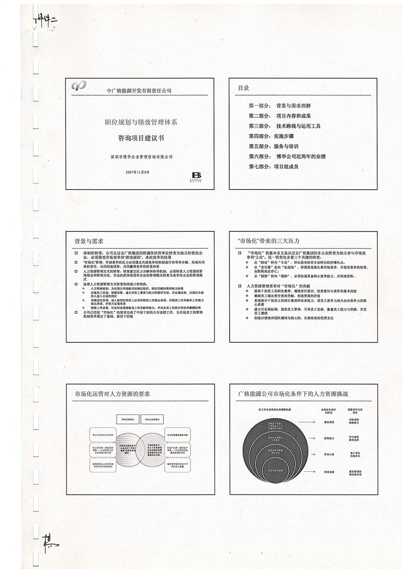 中广核能源公司职位规划和绩效管理体系项目